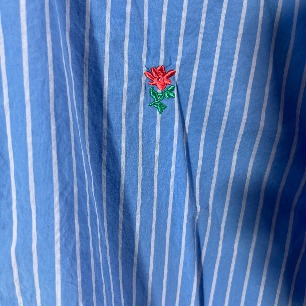 Universal Thread Striped Button Shirt Oversized F… - image 6